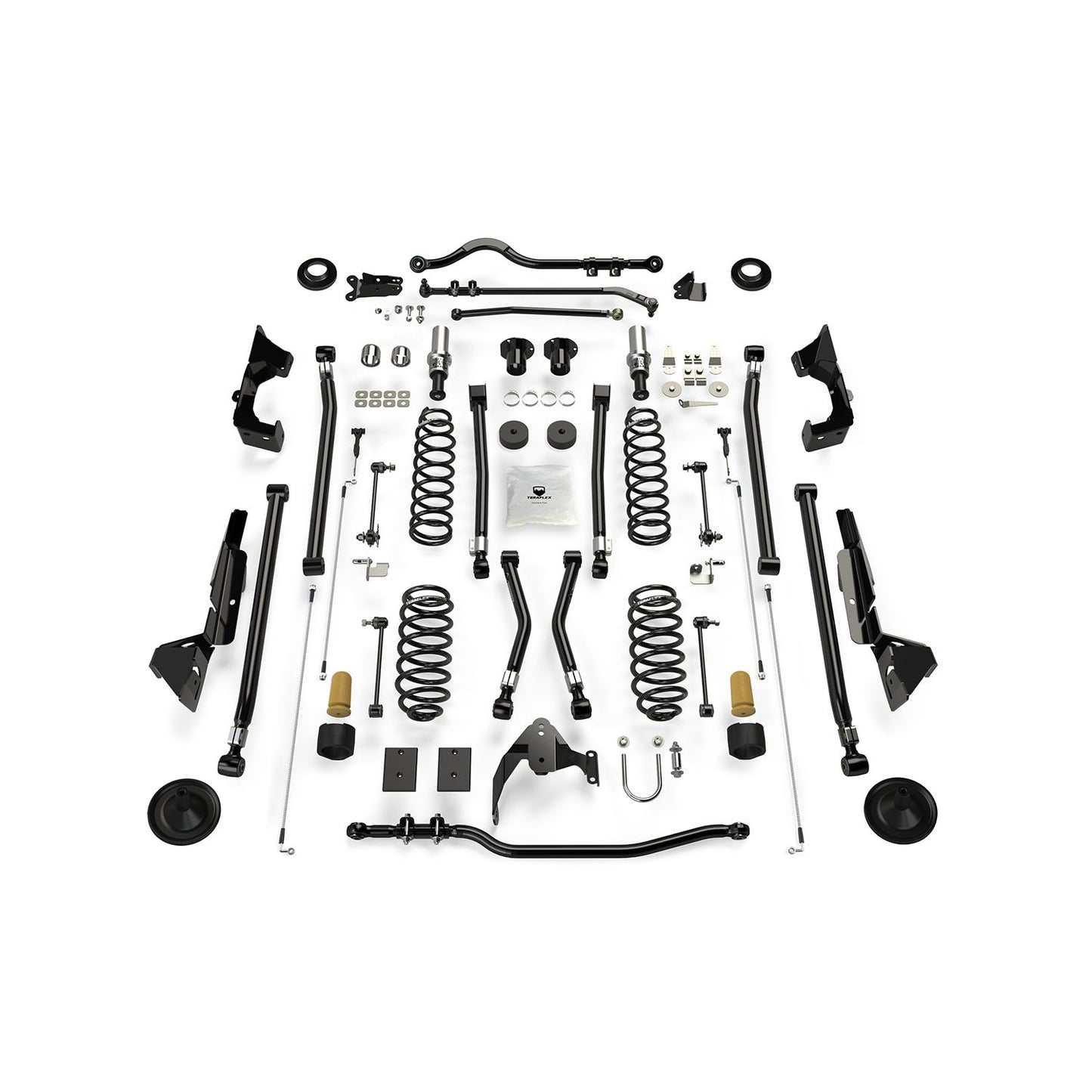 TeraFlex | 07-18 Wrangler JK 2 Door 6 Inch Alpine RT6 Long Arm Suspension System No Shocks TeraFlex | 1236000