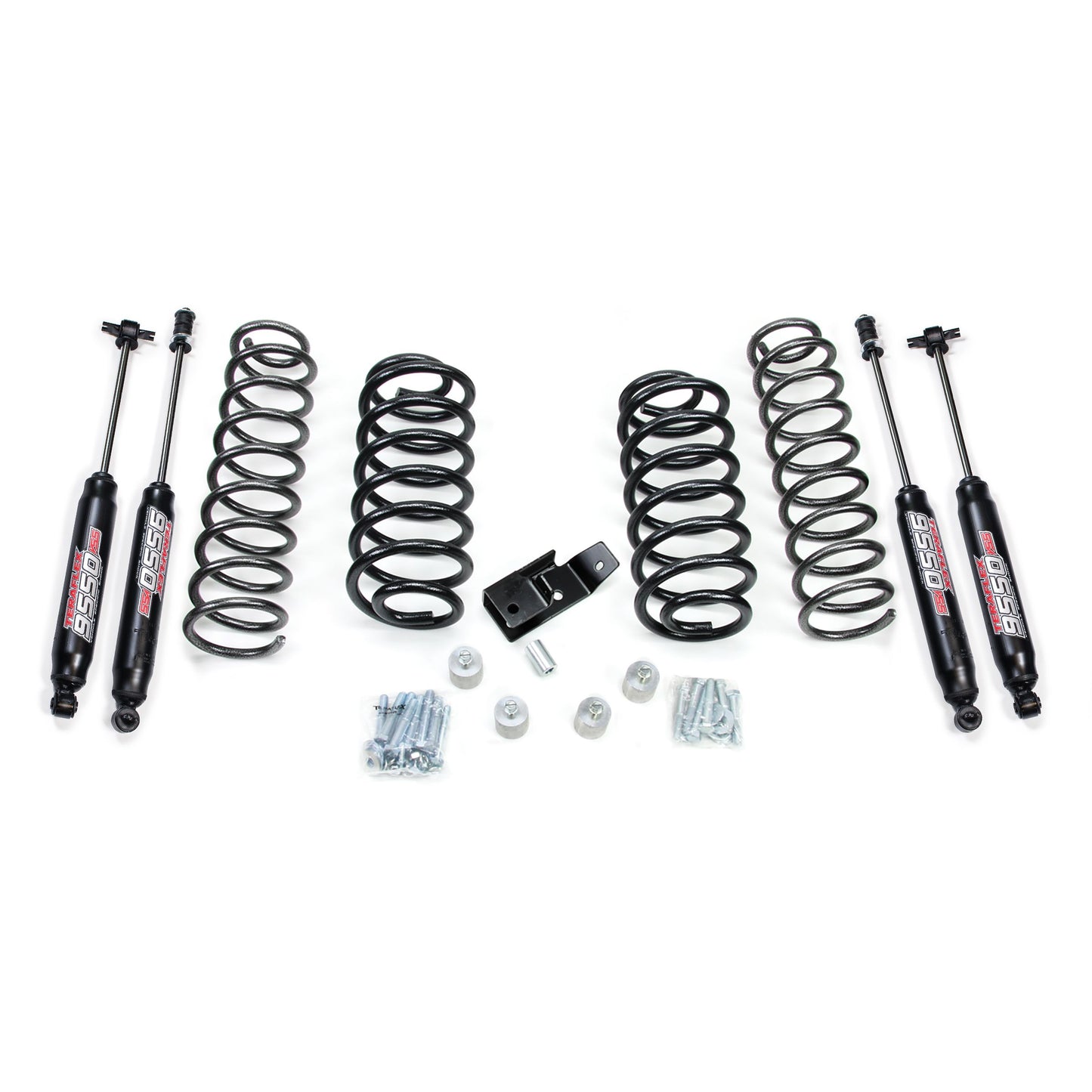 TeraFlex | 97-06 Jeep Wrangler TJ 2 Inch Coil Spring Lift Kit & 9550 VSS Twin-Tube Shocks TeraFlex | 1241200