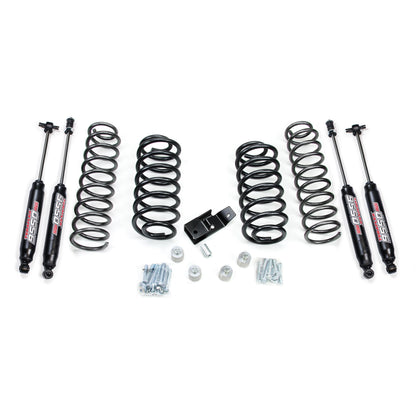 TeraFlex | 97-06 Jeep Wrangler TJ 2 Inch Coil Spring Lift Kit & 9550 VSS Twin-Tube Shocks TeraFlex | 1241200