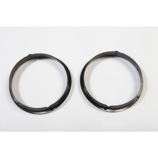 RUGGED RIDGE | 12419.23 | Headlight Bezel Pair, Black Trim, 97-06 Jeep Wrangler/Unlimited