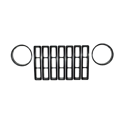 RUGGED RIDGE | 12419.23 | Headlight Bezel Pair, Black Trim, 97-06 Jeep Wrangler/Unlimited