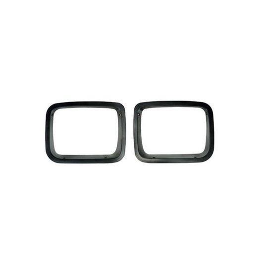 RUGGED RIDGE | 12419.24 | Headlight Bezel Pair, Black Trim, 87-95 Jeep Wrangler