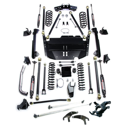 TeraFlex | 97-06 Jeep Wrangler TJ SWB 5 Inch Pro LCG Long Arm Suspension System, High Steer & 9550 VSS Twin-Tube TeraFlex | 1249570
