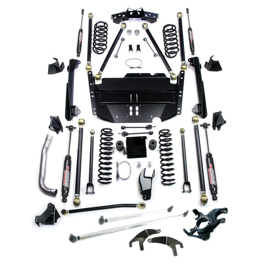 TeraFlex | 97-06 Jeep Wrangler TJ SWB 5 Inch Pro LCG Long Arm Suspension System, High Steer & 9550 VSS Twin-Tube TeraFlex | 1249570