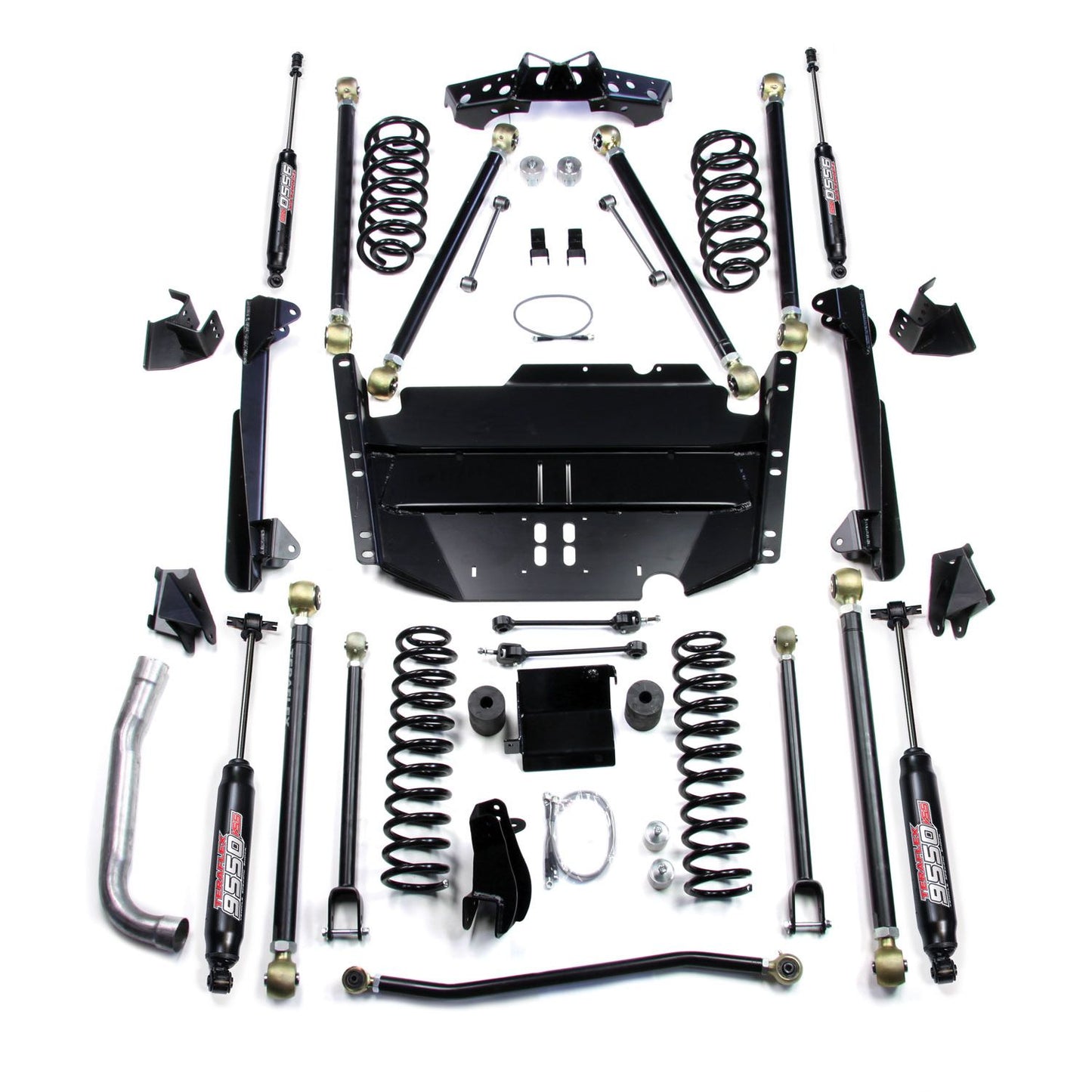TeraFlex | 97-06 Jeep Wrangler TJ SWB 5 Inch Pro LCG Long Arm Suspension System & 9550 VSS Twin-Tube Shocks TeraFlex | 1249575
