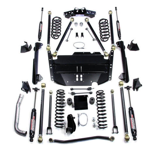 TeraFlex | 97-06 Jeep Wrangler TJ SWB 5 Inch Pro LCG Long Arm Suspension System & 9550 VSS Twin-Tube Shocks TeraFlex | 1249575