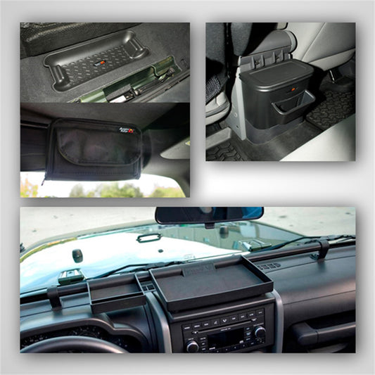 RUGGED RIDGE | 12496.16 | Interior Storage Kit, 07-11 Jeep Wrangler(Jk)