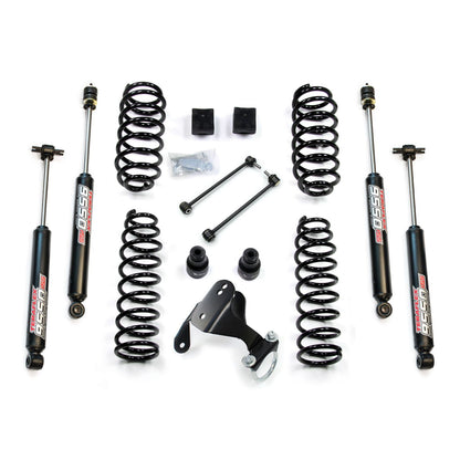 TeraFlex | 07-18 Wrangler JK 2 Door 2.5 Inch Coil Spring Base Lift Kit & 9550 VSS Twin-Tube Shocks TeraFlex | 1251002