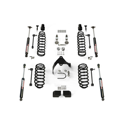 TeraFlex | 07-18 Wrangler JK 4 Door 3 Inch Coil Spring Base Lift Kit & 9550 VSS Twin-Tube Shocks TeraFlex | 1251200