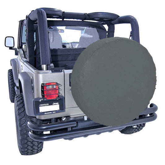 RUGGED RIDGE | 12803.35 | Tire Cover, 33 Inch Tire Diameter, Diamond Black