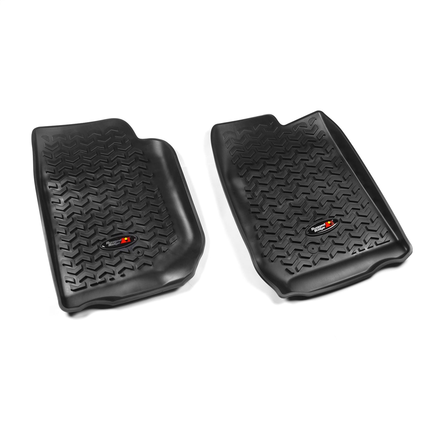 RUGGED RIDGE | 12920.01 | 07-16 Wrangler Jk All Terrain Floor Liner,Front Pair,Black
