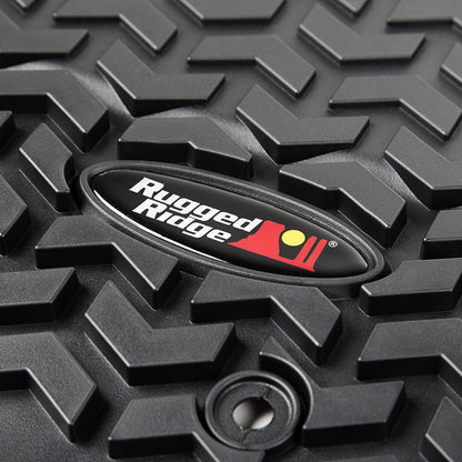 RUGGED RIDGE | 12920.03 | 07-18 Wrangler Jk Floor Liner Kit Front Black