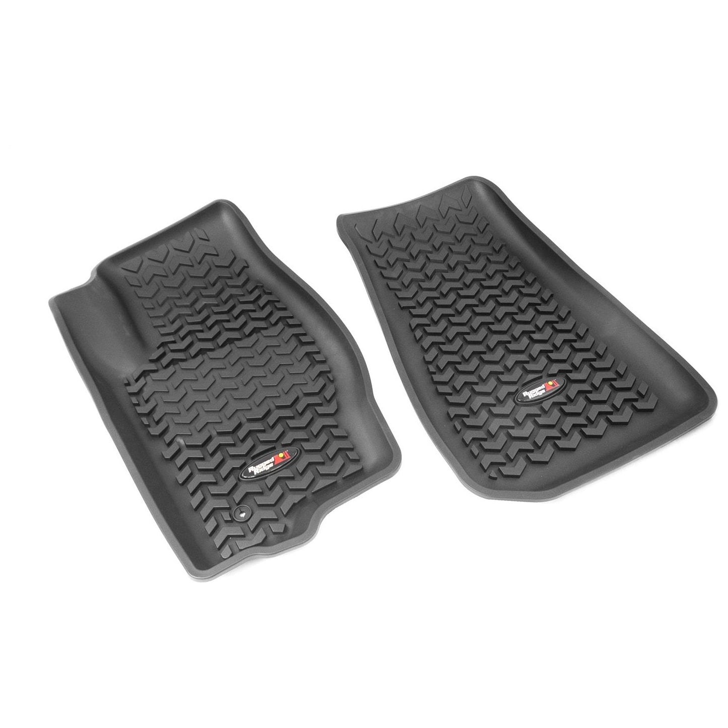 RUGGED RIDGE | 12920.28 | Floor Liner, Front Pair, Black, 05-10 Grand Cherokee/06-10 Commander