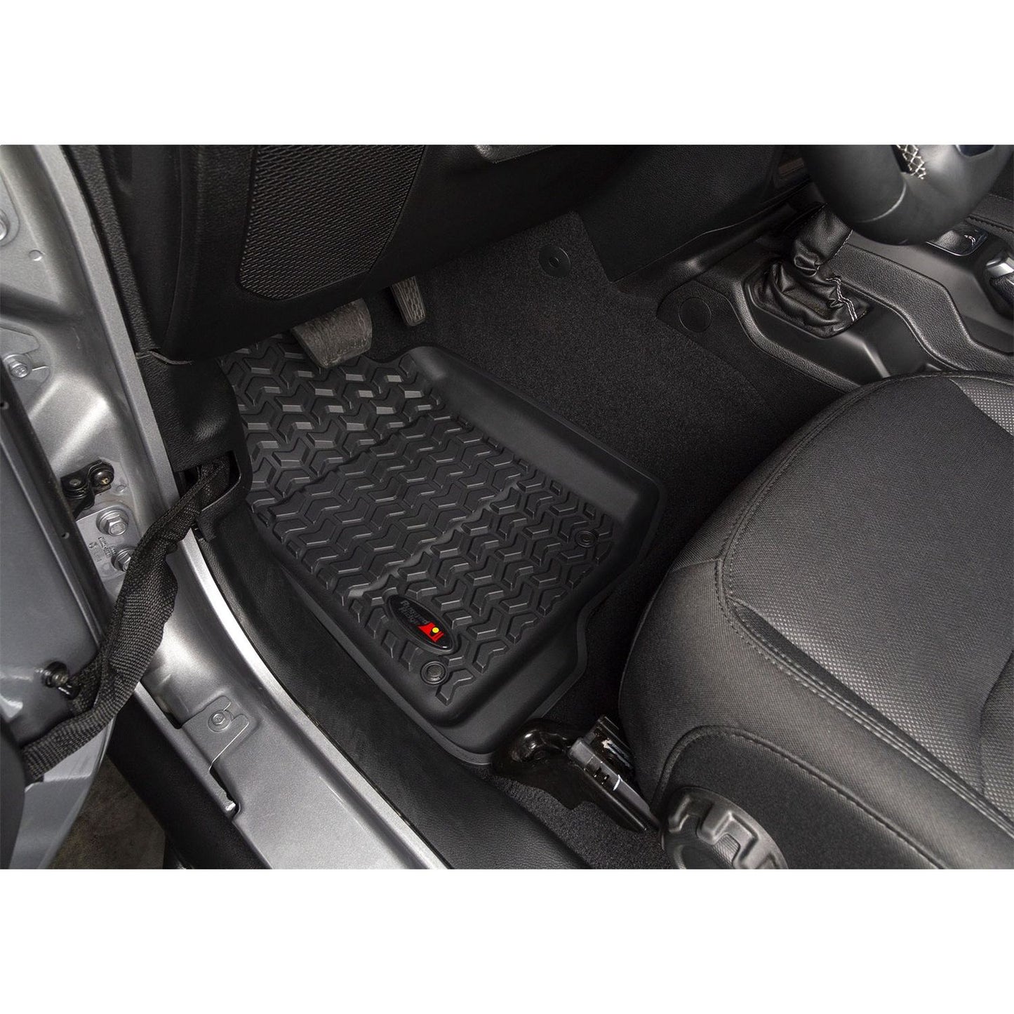 RUGGED RIDGE | 12920.36 | All Terrain Floor Liner, Front Pair, Black; 18-19 Jeep Wrangler/Gladiator