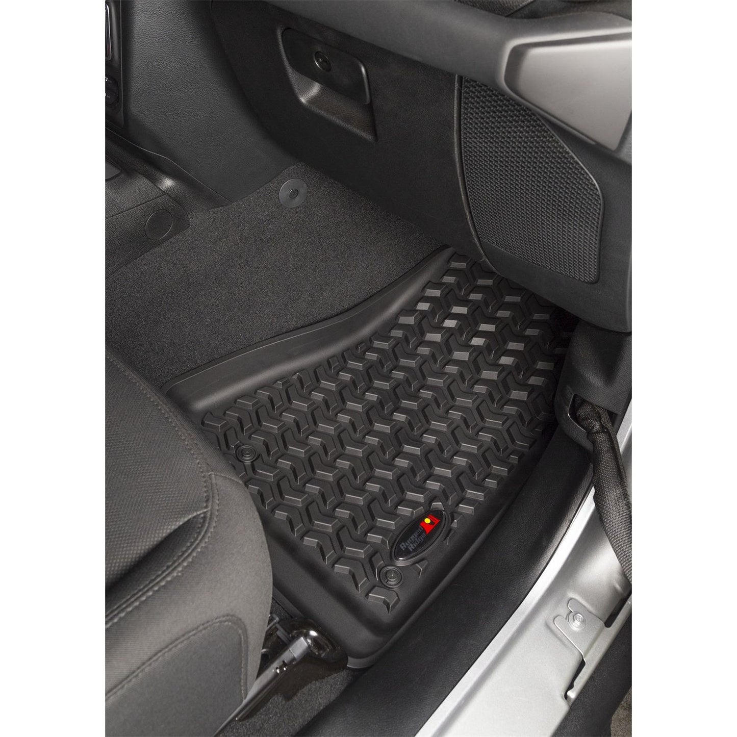 RUGGED RIDGE | 12920.36 | All Terrain Floor Liner, Front Pair, Black; 18-19 Jeep Wrangler/Gladiator