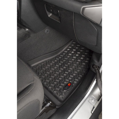 RUGGED RIDGE | 12920.36 | All Terrain Floor Liner, Front Pair, Black; 18-19 Jeep Wrangler/Gladiator