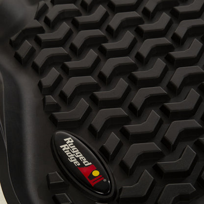 RUGGED RIDGE | 12950.48 | Floor Liner, Rear, Black; 18-18 Jeep Wrangler Unlimited Jlu, 4 Door