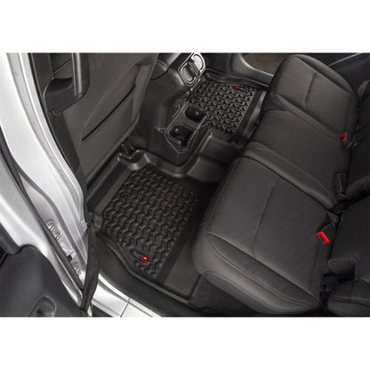 RUGGED RIDGE | 12988.05 | Floor Liner Kit, Front/Rear/Cargo; 18-18 Jeep Wrangler Unlimited Jlu