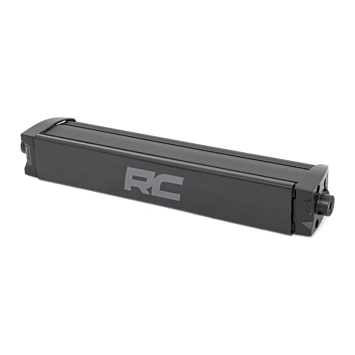 ROUGH COUNTRY 12 Inch Black Series LED Light Bar | Single Row | Cool White DRL | 70712BLDRL