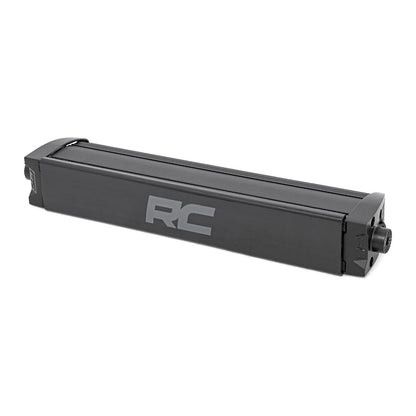 ROUGH COUNTRY 12 Inch Black Series LED Light Bar | Single Row | Cool White DRL | 70712BLDRL