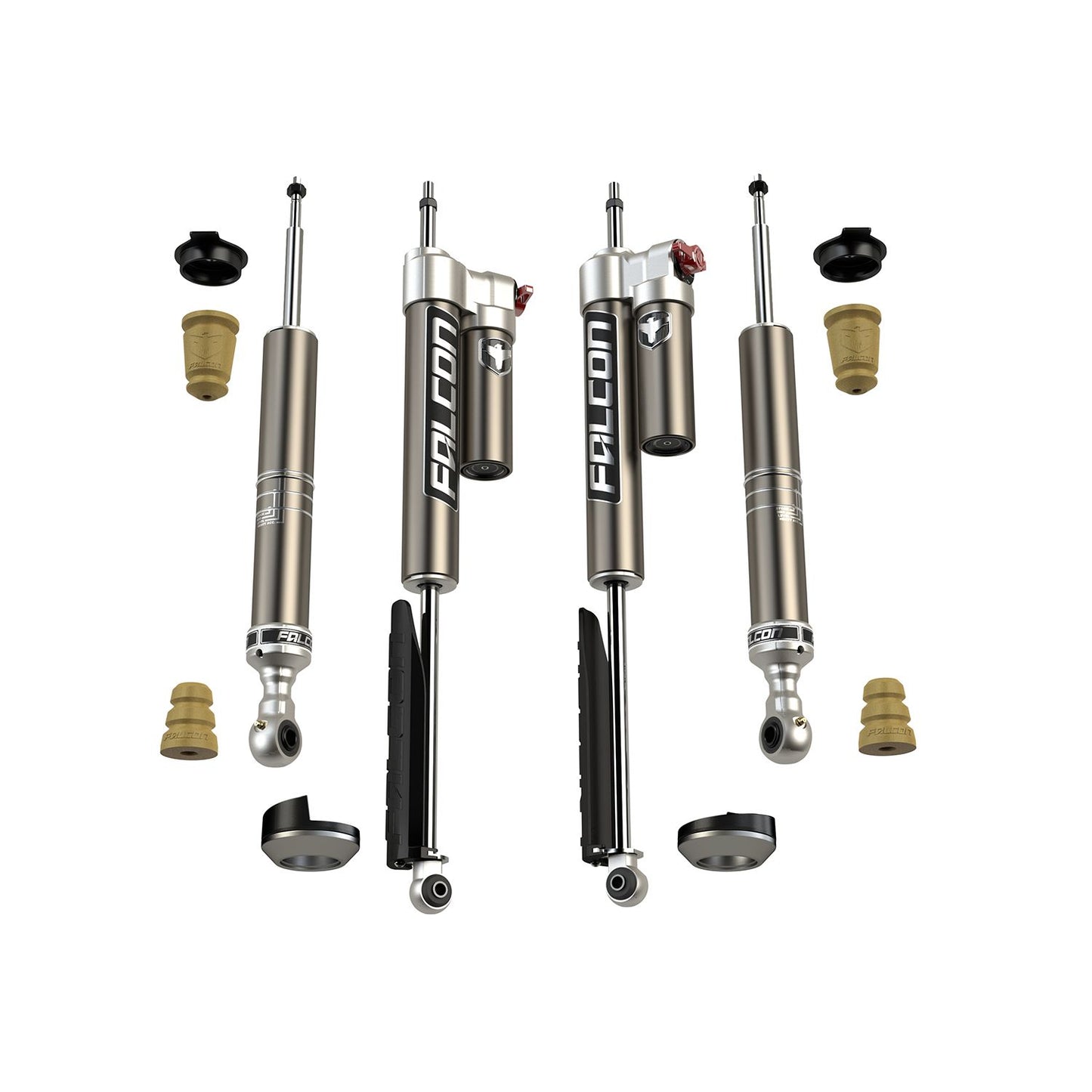 FALCON SHOCKS | 2007+ Toyota Tundra 2.25 Inch Sport Tow/Haul Shock Leveling System Falcon Shocks | 13-04-32-400-002