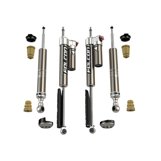 FALCON SHOCKS | 2007+ Toyota Tundra 2.25 Inch Sport Tow/Haul Shock Leveling System Falcon Shocks | 13-04-32-400-002
