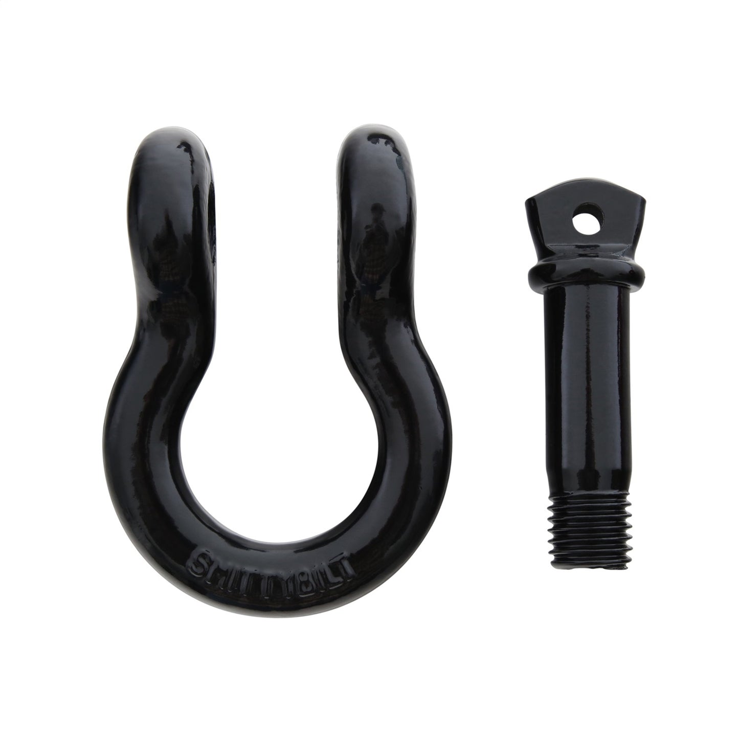 Smittybilt Shackle/D Ring 3/4 in. Black No Drilling Installation I 13047B