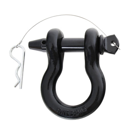 Smittybilt Shackle/D Ring 7/8 in. Black w/Locking Pin I 13050B