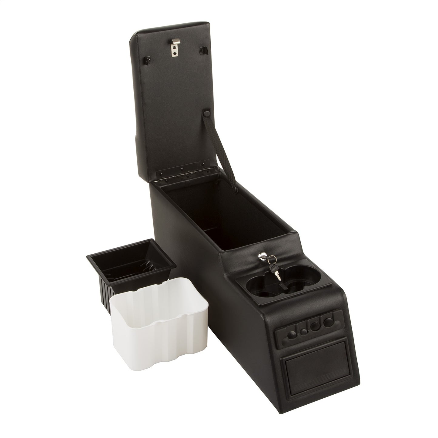 RUGGED RIDGE | 13102.01 | Locking Console, Black, 76-95 Jeep Cj & Wrangler
