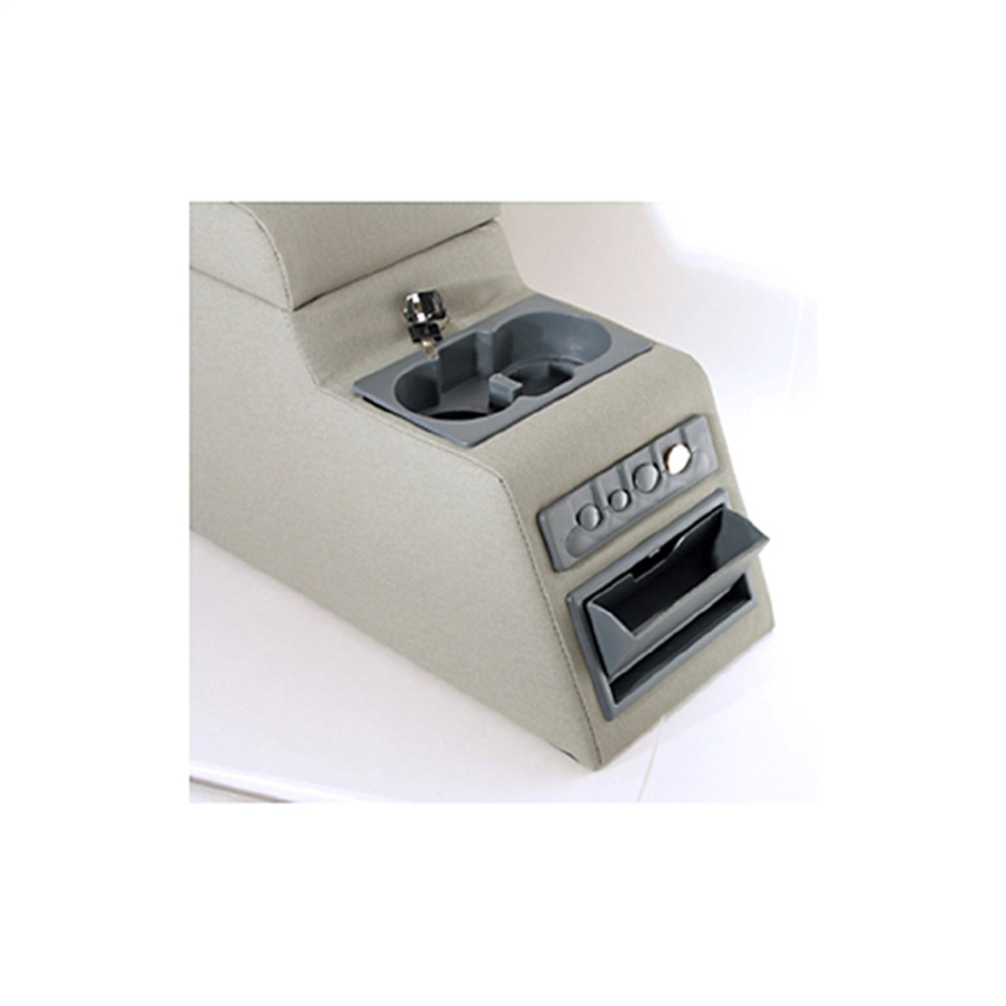 RUGGED RIDGE | 13102.09 | Locking Console, Gray, 76-95 Jeep Cj & Wrangler
