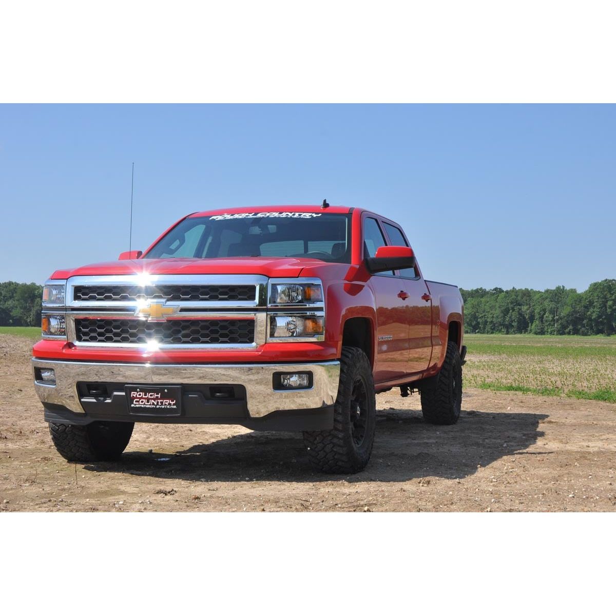 ROUGH COUNTRY 2.5 Inch Leveling Kit | Stamped Steel | Chevy/GMC Sierra 1500 (16-18)/Silverado 1500 (07-18)  | 1312