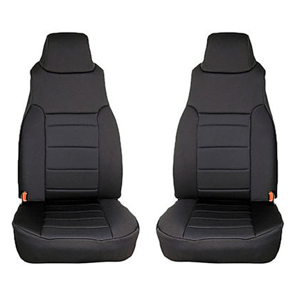RUGGED RIDGE | 13210.01 | Seat Cover Kit, Front, Neoprene, Black; 97-02 Jeep Wrangler Tj