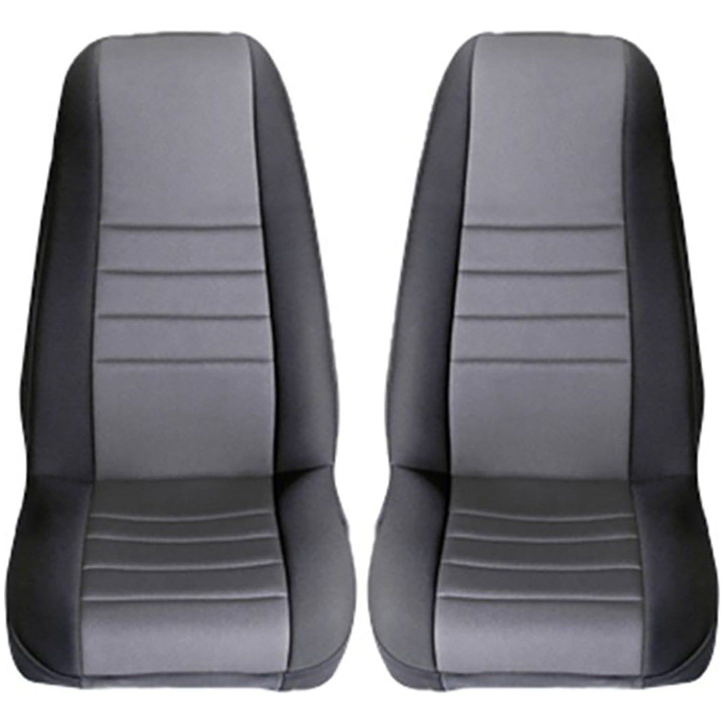 RUGGED RIDGE | 13210.09 | Seat Cover Kit, Front, Neoprene, Gray; 97-02 Jeep Wrangler Tj