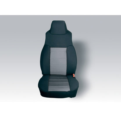 RUGGED RIDGE | 13213.09 | Seat Cover Kit, Front, Neoprene, Gray; 03-06 Jeep Wrangler Tj