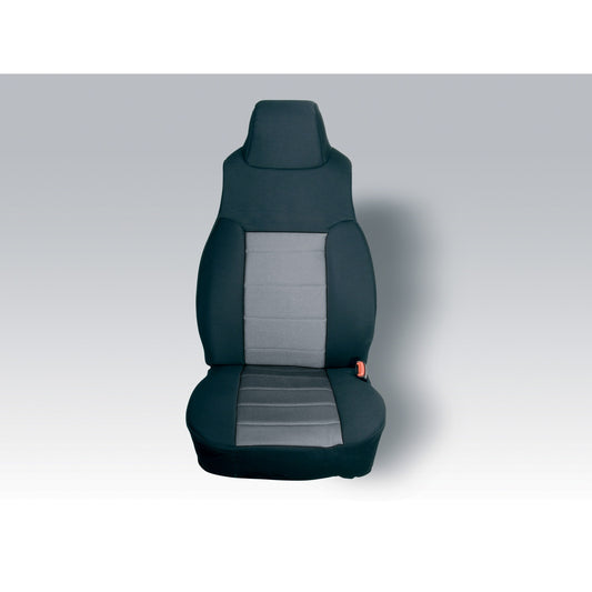 RUGGED RIDGE | 13213.09 | Seat Cover Kit, Front, Neoprene, Gray; 03-06 Jeep Wrangler Tj