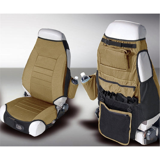 RUGGED RIDGE | 13235.37 | Seat Protector Kit, Fabric, Spice; 76-06 Jeep Cj/Wrangler Yj/Tj