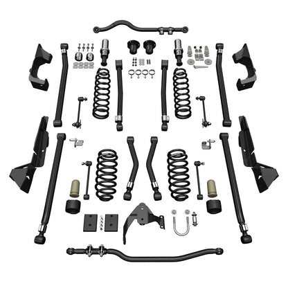 TeraFlex | 07-18 Wrangler JK 4 Door 4 Inch Alpine CT4 Long Arm Suspension System No Shocks TeraFlex | 1324000
