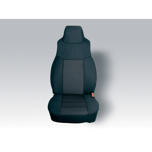 RUGGED RIDGE | 13240.01 | Seat Cover Kit, Front, Fabric, Black; 97-02 Jeep Wrangler Tj