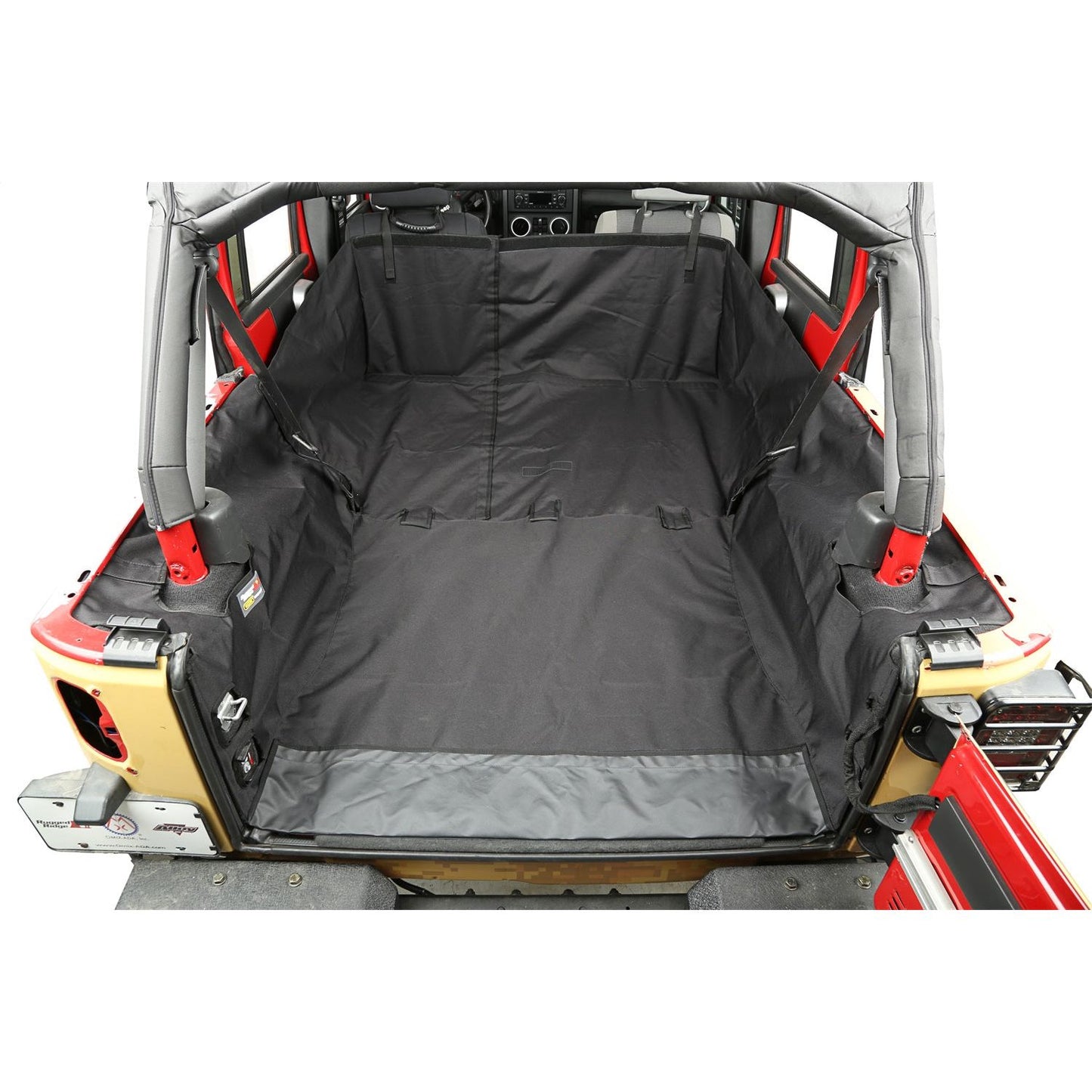 RUGGED RIDGE | 13260.01 | 07-16 Wrangler C3 Cargo Cover, Without Subwoofer Black