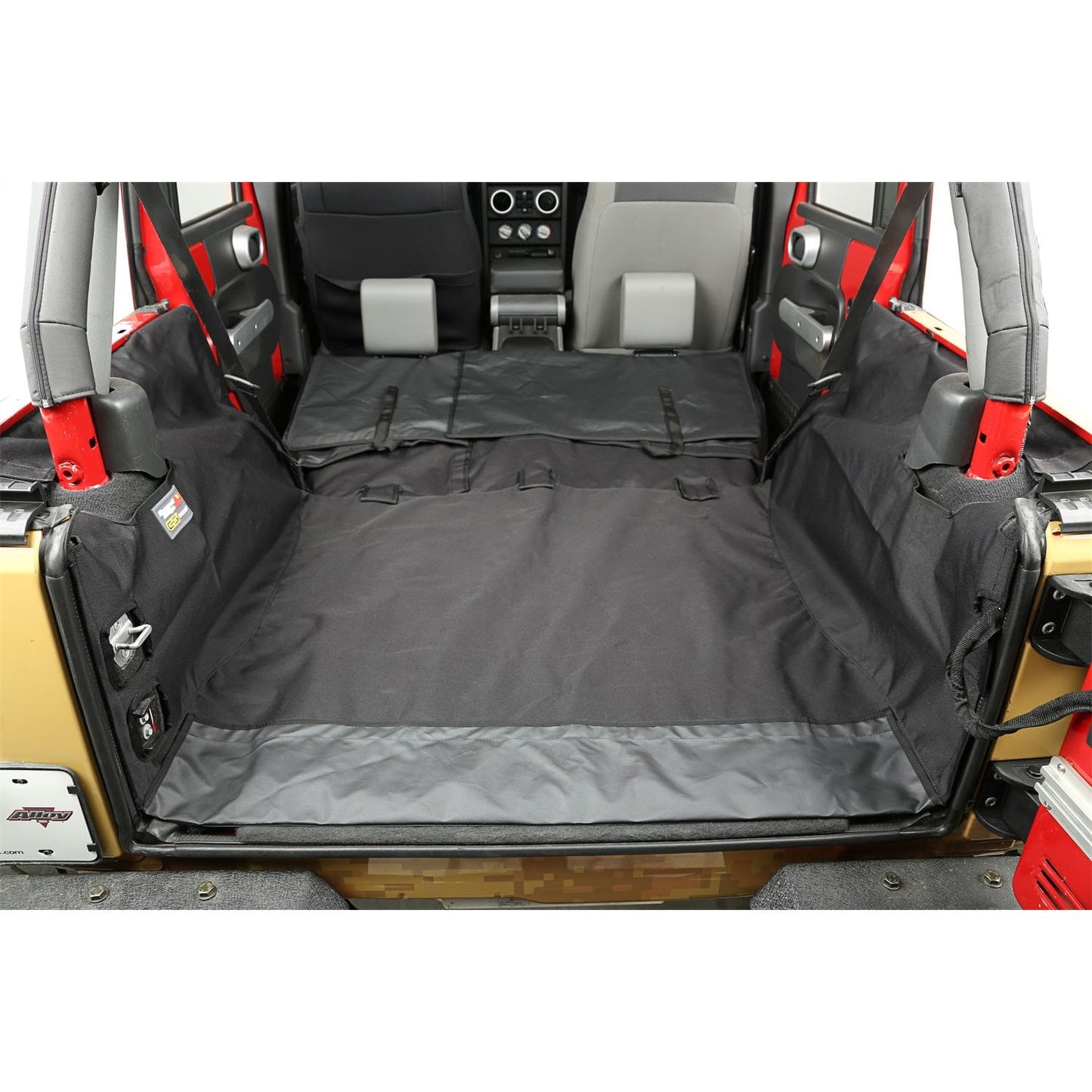 RUGGED RIDGE | 13260.01 | 07-16 Wrangler C3 Cargo Cover, Without Subwoofer Black