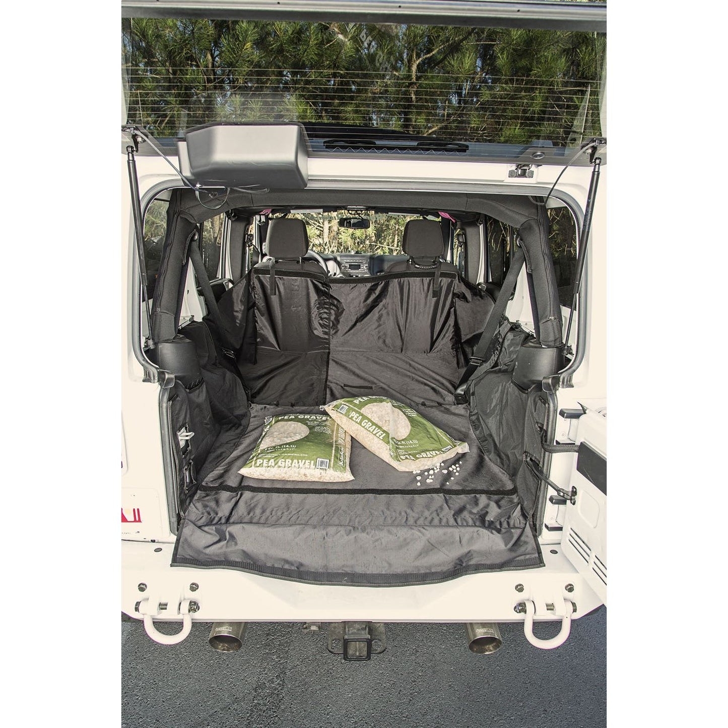 RUGGED RIDGE | 13260.01 | 07-16 Wrangler C3 Cargo Cover, Without Subwoofer Black