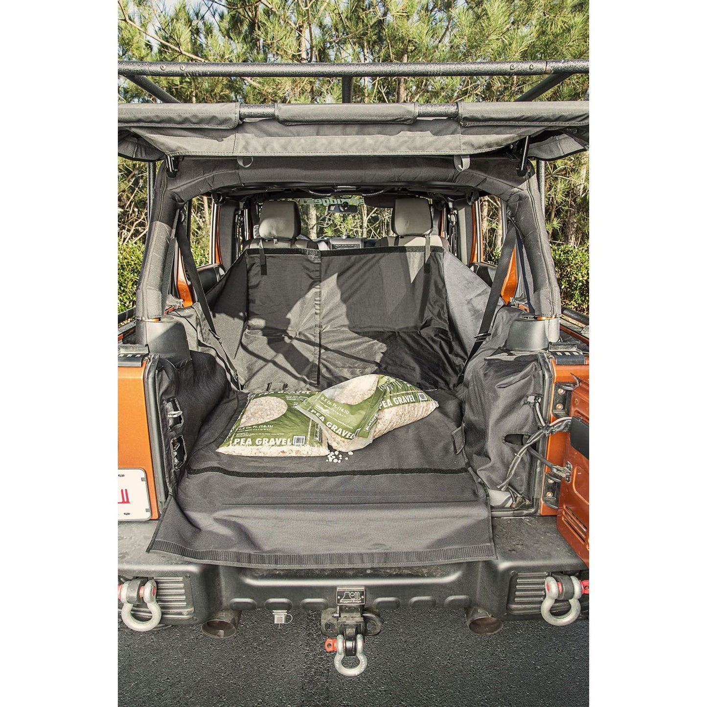 RUGGED RIDGE | 13260.02 | 07-16 Wrangler C3 Cargo Cover, With Subwoofer Black