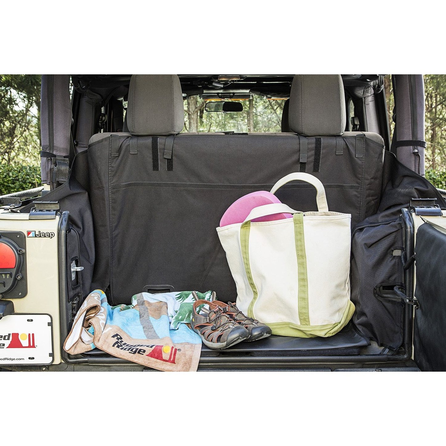 RUGGED RIDGE | 13260.04 | C3 Cargo Cover, 2-Door W/Subwoofer, 07-14 Wrangler