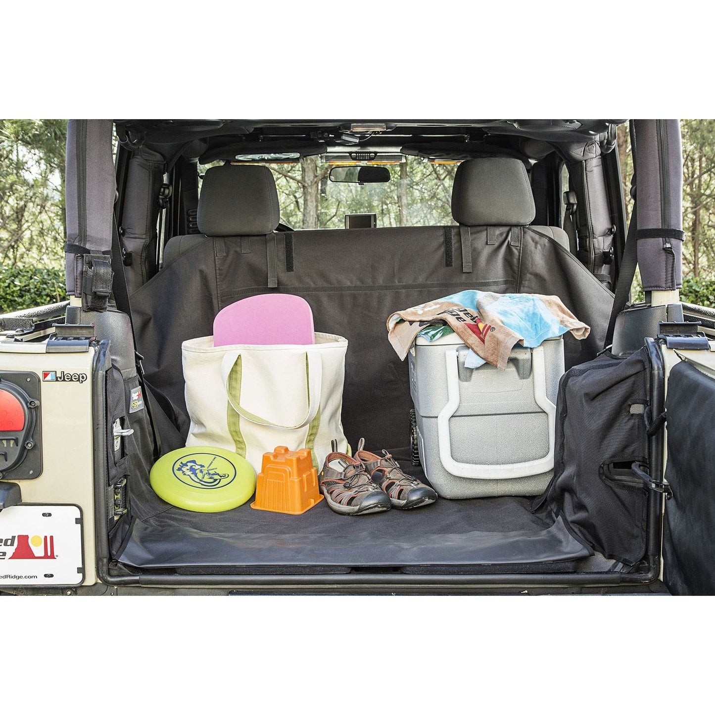 RUGGED RIDGE | 13260.04 | C3 Cargo Cover, 2-Door W/Subwoofer, 07-14 Wrangler
