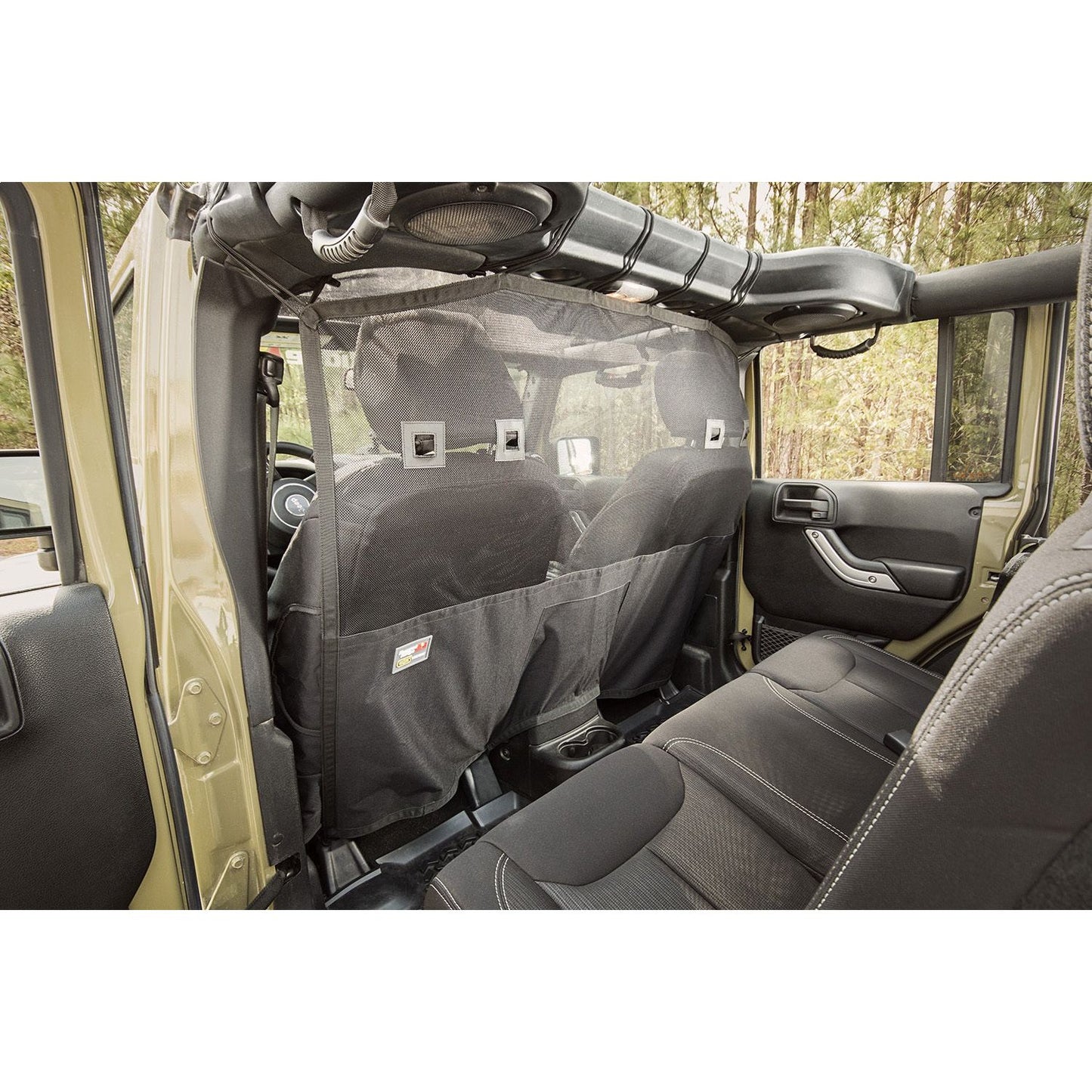 RUGGED RIDGE | 13260.05 | C2 Cargo Curtain, Front; 07-17 Wrangler Jk/Jku