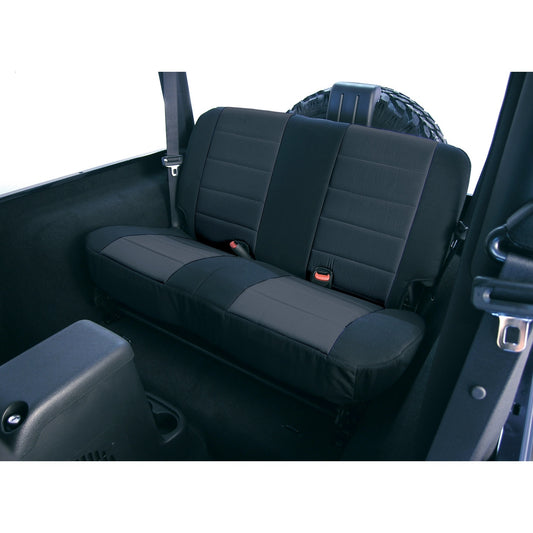 RUGGED RIDGE | 13261.01 | Seat Cover, Rear, Neoprene Black; 97-02 Jeep Wrangler Tj