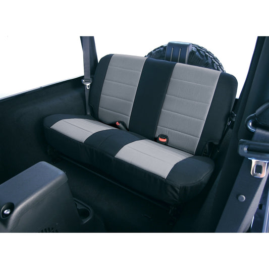 RUGGED RIDGE | 13261.09 | Seat Cover, Rear, Neoprene Gray; 97-02 Jeep Wrangler Tj