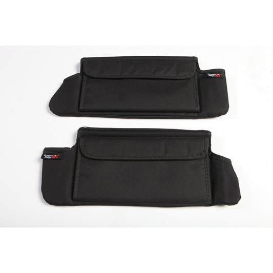 RUGGED RIDGE | 13305.07 | Sun Visor Organizers,Black, 07-11 Jeep Wrangler(Jk)