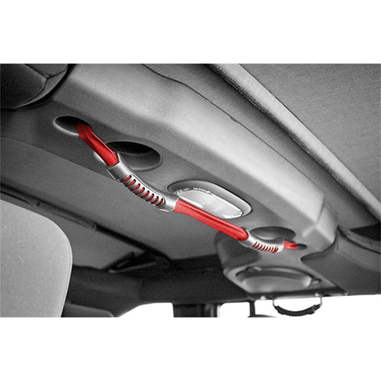 RUGGED RIDGE | 13305.13 | Dual Grab Strap Rear 07-16 Wrangler Red