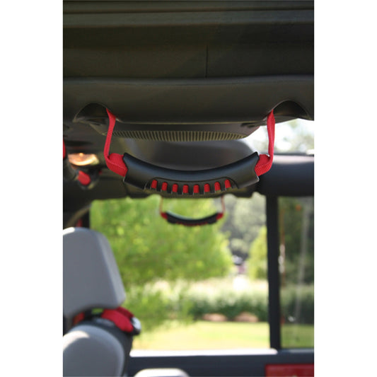 RUGGED RIDGE | 13305.15 | Grab Handle Pair Ult Rear 07-16 Wrangler Red